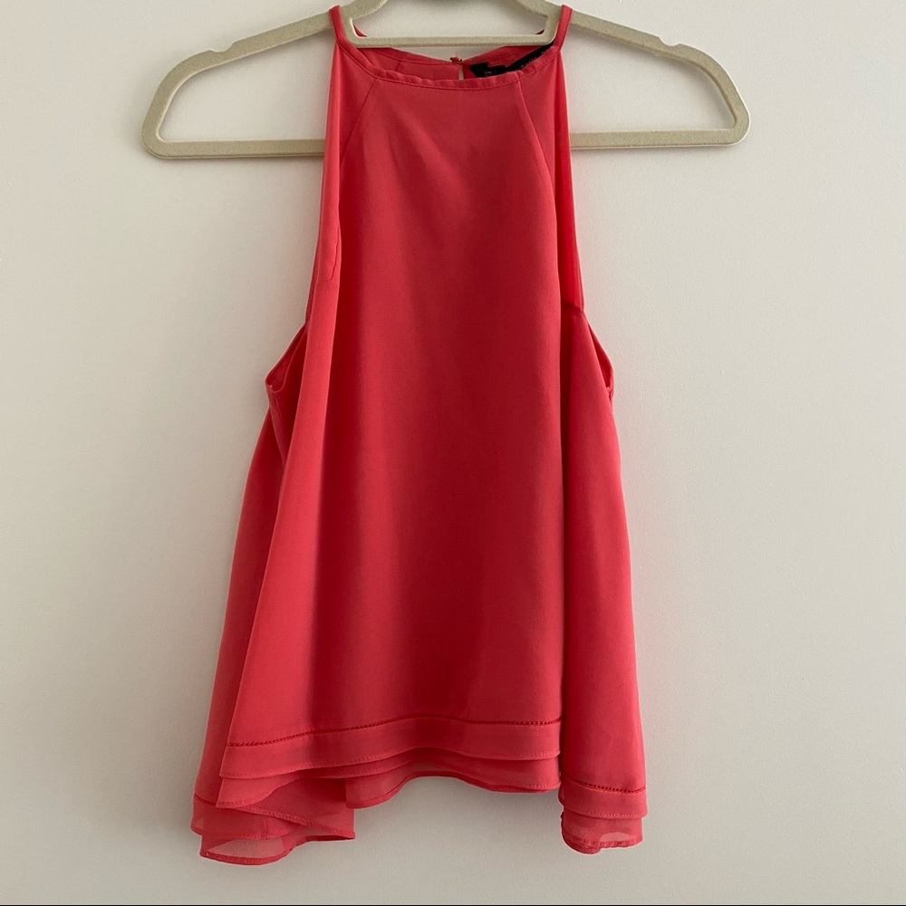 Zara Coral Racerback Tank